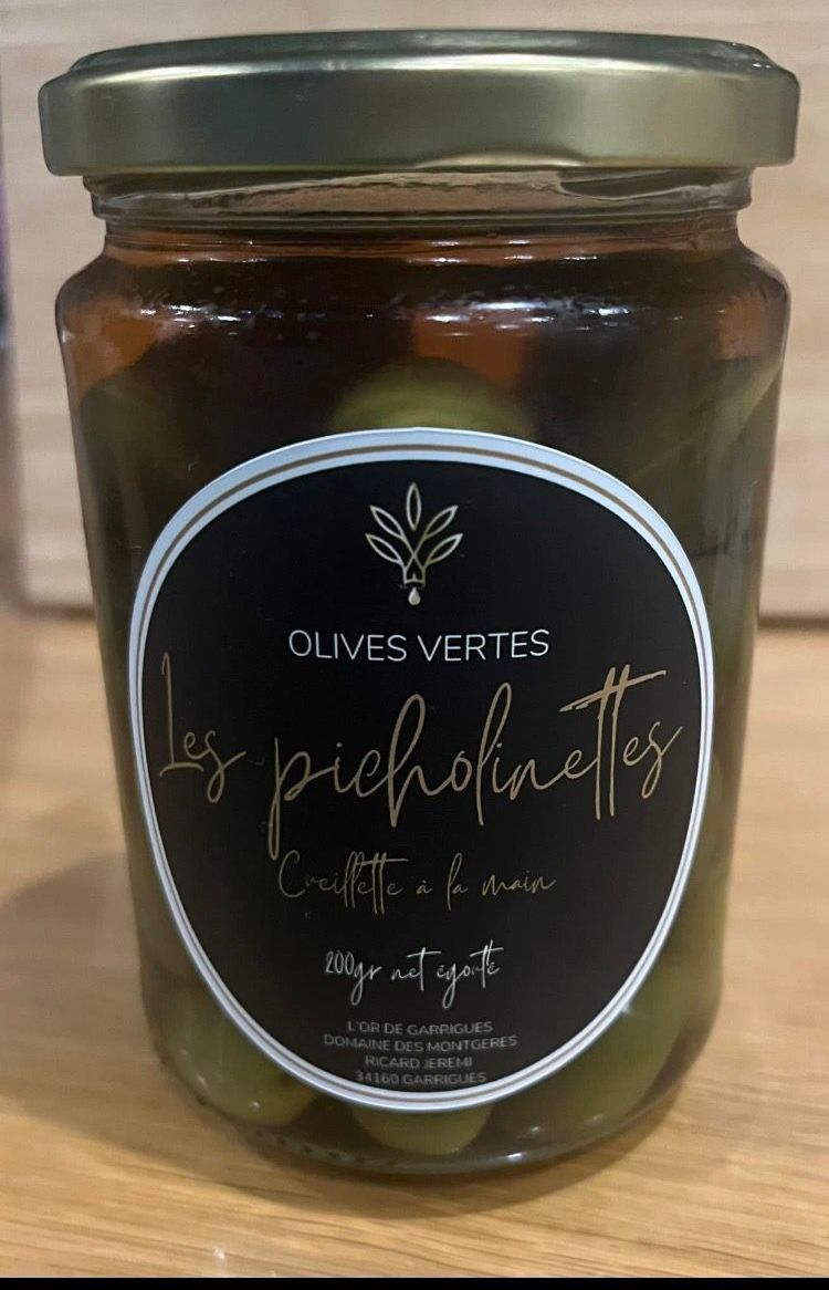 Olives vertes de table "les picholinettes"